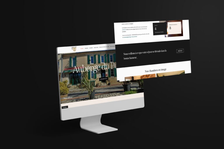 Site web pour l’Auberge du Porche à Blaye !